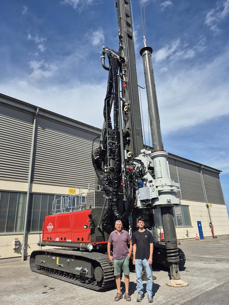 NEUKAUF Delmag Drehbohranlage RH 20